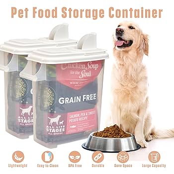 Pet Supplies : Buddeez Pet Food Storage Dispensers - Dog
